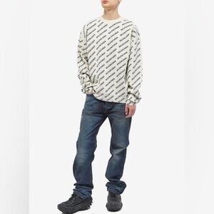 NWT!!! Authentic Balenciaga Logo Sweater large